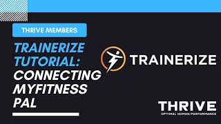 Trainerize Tutorial Connecting MyFitness Pal [upl. by Harness]