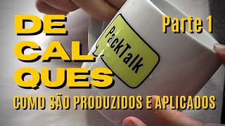 DECALQUES  COMO SÃO PRODUZIDOS E APLICADOS p1 [upl. by Kingsley214]