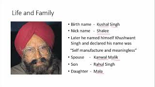 Khushwant Singh Biography I Important Points I KVS PGT English [upl. by Careaga]