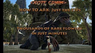 How to Ark Just the Tips Rare Flowers on the Center [upl. by Asirram]