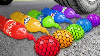 Experiment Car vs Orbeez Water Balloon vs Coca  Crushing Crunchy amp Soft Things by Car [upl. by Starr]