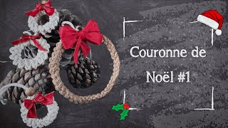 Jour 3  Tutoriel Macramé  Couronne de Noël — Débutant [upl. by Malissia]