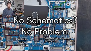 Board Repair Basics 9  Diagnosing without schematics [upl. by Akcirahs]