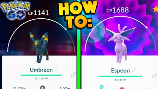 HOW TO GET UMBREON amp ESPEON IN POKEMON GO WORLDS FIRST GEN 2 UMBREON amp ESPEON EVOLUTIONS [upl. by Ludmilla964]