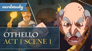 Othello Summary Act 1 Scene 1  Nerdstudy [upl. by Petigny]