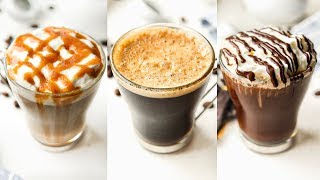 4 KETO COFFEE RECIPES  How To Make Bulletproof Coffee amp MORE [upl. by Jordison]