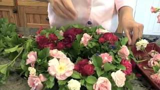 Making a Floral Foam Wreath [upl. by Leynwad]