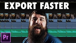 Export Video 4X FASTER in Premiere Pro Works with Nvidia amp AMD [upl. by Sielen625]