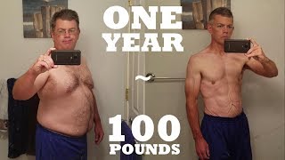 1 Year Weight Loss Transformation  Mind amp Body Transformation [upl. by Lal]