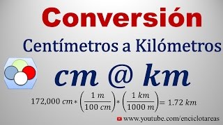 Convertir de Centímetros a Kilómetros cm a km [upl. by Ard]