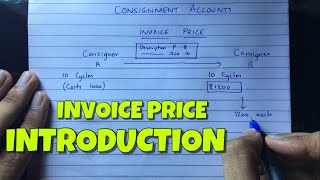 Consignment Account  Invoice Price  Financial Accounting  By Saheb Academy [upl. by Merna]