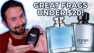 10 Of The BEST Fragrances Under 20  Cheap Fragrances For Men [upl. by Philoo]