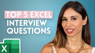 5 Excel INTERVIEW Questions You NEED to Get RIGHT [upl. by Dwinnell]