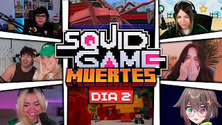 TODAS LAS MUERTES DEL DIA 2  SQUID CRAFT 3  KARMA PLUS [upl. by Basilius756]