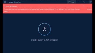 Fix Hotspot Shield Connection Error [upl. by Gnat]