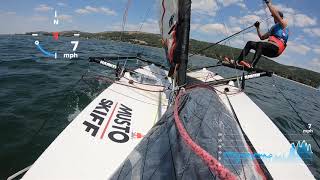 Musto Skiff sailing [upl. by Oicnedif]