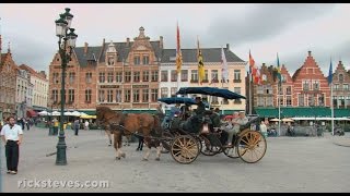 Bruges Belgium Market Square  Rick Steves’ Europe Travel Guide  Travel Bite [upl. by Earehc]