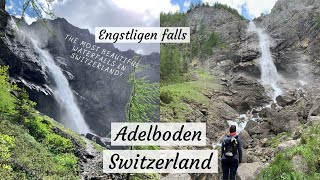 The most beautiful waterfalls of Switzerland Engstligen falls in Adelboden [upl. by Ytinirt257]