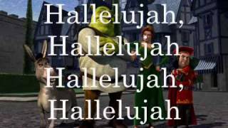 Shrek Hallelujah Lyrics [upl. by Danelle]