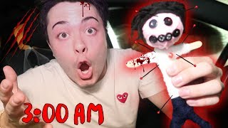 DO NOT USE A REAL LIFE VOODOO DOLL AT 300 AM  THIS IS WHY  3 AM VOODOO DOLL CHALLENGE [upl. by Yeslaehc]