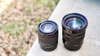 Sony 18135mm vs Sony 18105mm Lens Comparison [upl. by Rao]