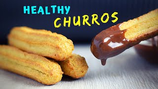 Easy Baked Churros much HEALTHIER made with oats [upl. by Beesley]