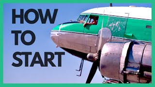 Starting Radial Engines with Buffalo Joe  DC3 MASTER CLASS [upl. by Eecyak]