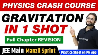 GRAVITATION in One Shot  Full Chapter Revision  Class 11  JEE Main [upl. by Tteraj]