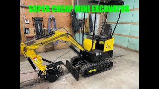 Buying the cheapest Mini Excavator Chinese AGROTK H12 [upl. by Andriette]