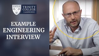 Example Cambridge Engineering Interview [upl. by Nedarb]