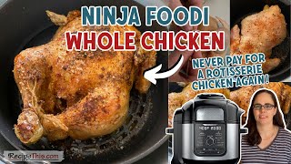 Ninja Foodi Air Fryer Whole Chicken [upl. by Dalt]