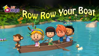 Row Row Row Your Boat with Lyrics  LIV Kids Nursery Rhymes and Songs  HD [upl. by Dweck]