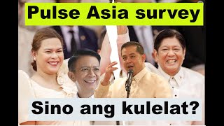 Sino ang kulelat sa latest Pulse Asia survey [upl. by Maiocco226]