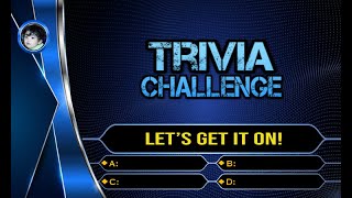 Quiz Game FUN TRIVIA CHALLENGE A BRAIN TEASER [upl. by Erihppas917]