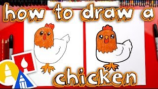 How To Draw A Chicken [upl. by Denie775]