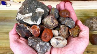 Picking Lake Superior Agates amp Chalcedony to Cut  Showing Agate Characteristics amp Tips for Finding [upl. by Helbon]