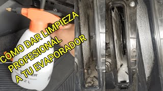 Como dar limpieza al evaporador en nissan tiida [upl. by Hammad]