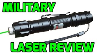 Green 532nm Chinese Military Laser Pointer Review [upl. by Patnode]