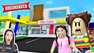 ROBLOX BROOKHAVEN MIJN ZUSJE MEALY NAAR HET KINDERDAGVERBLIJF BRENGEN  Lets Play Wednesday [upl. by Pratt347]