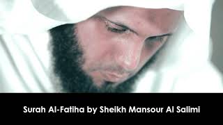 Surah Al Fatiha  Sheikh Mansour Al Salimi [upl. by Ahar665]