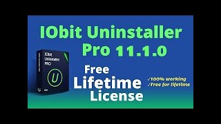 IObit Uninstaller 111 PRO License Keys 2022 [upl. by Oicam]