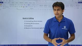 MS Word  Restrict Editing [upl. by Alika875]