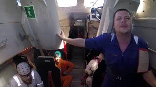 Free Fall Lifeboat Launching FFLB from inside [upl. by Austine]