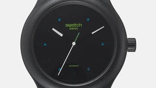 Swatch SISTEM51  FULL BLACK  2021 [upl. by Einahets714]