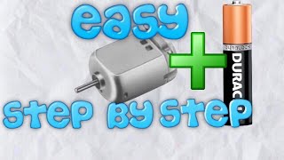 How to wire a battery to a dc motor [upl. by Sorrows758]