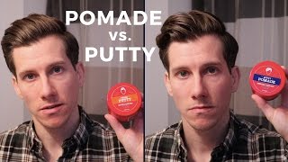 Pomade vs Putty Whats the difference [upl. by Hannibal]