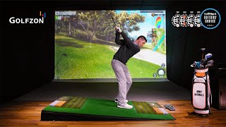 GOLFZON Full Demo 3 Hole Experience  5x Best Simulator Voted by Golf Digest 20172021 [upl. by Atirat]