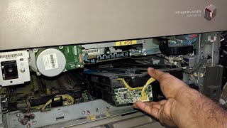 How to Clean Laser Unit on Canon Advanced ir C5251 [upl. by Nimzay]