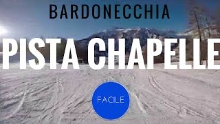 Bardonecchia  Colomion pista blu Chapelle [upl. by Sheree1]