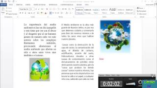 TUTORIAL DE COMO HACER UN TRIPTICO EN WORD 2016 [upl. by Silda949]